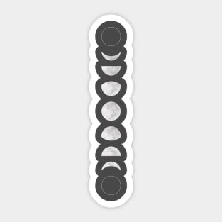 Phases of the Moon - Vertical Sticker